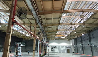 深圳聯華籃球場室內led工廠燈照明工程案例